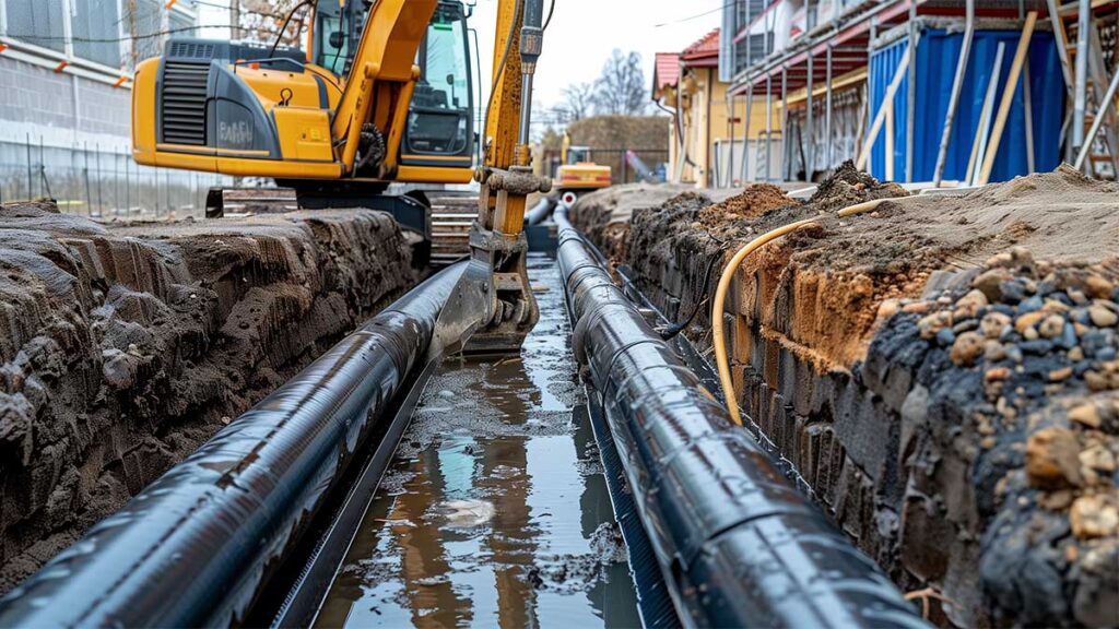 Lagning kulvert och avlopp